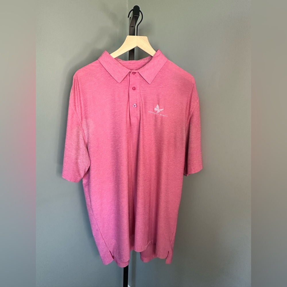 MEN'S‎ STRAIGHT DOWN SHORT SLEEVE LIGHTWEIGHT GOLF SHIRT SZ XL